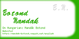 botond mandak business card